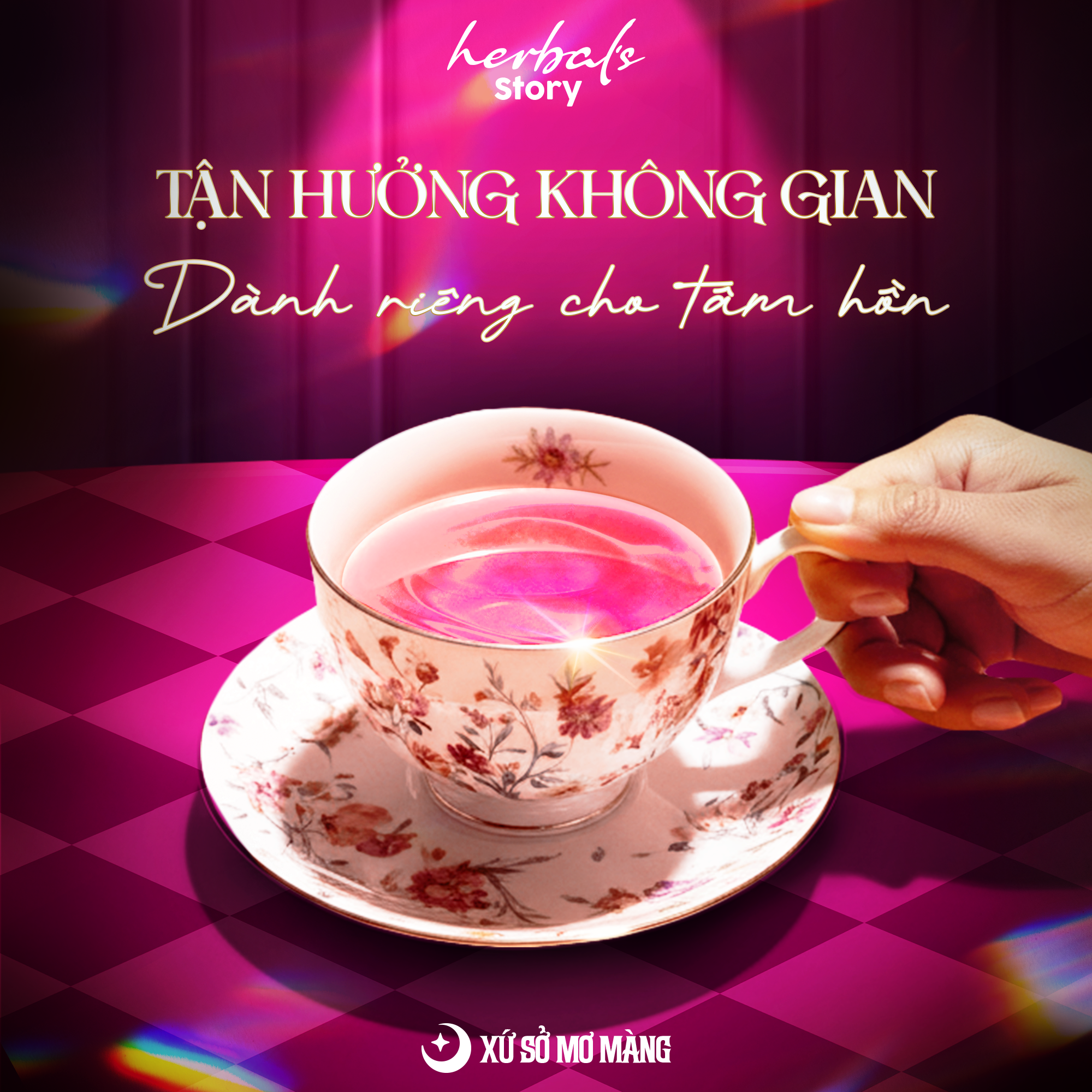 STORY 05: TRÀ HOA HỒNG & THANH LONG ĐỎ - LA FLEUR EN ROSE - 150G