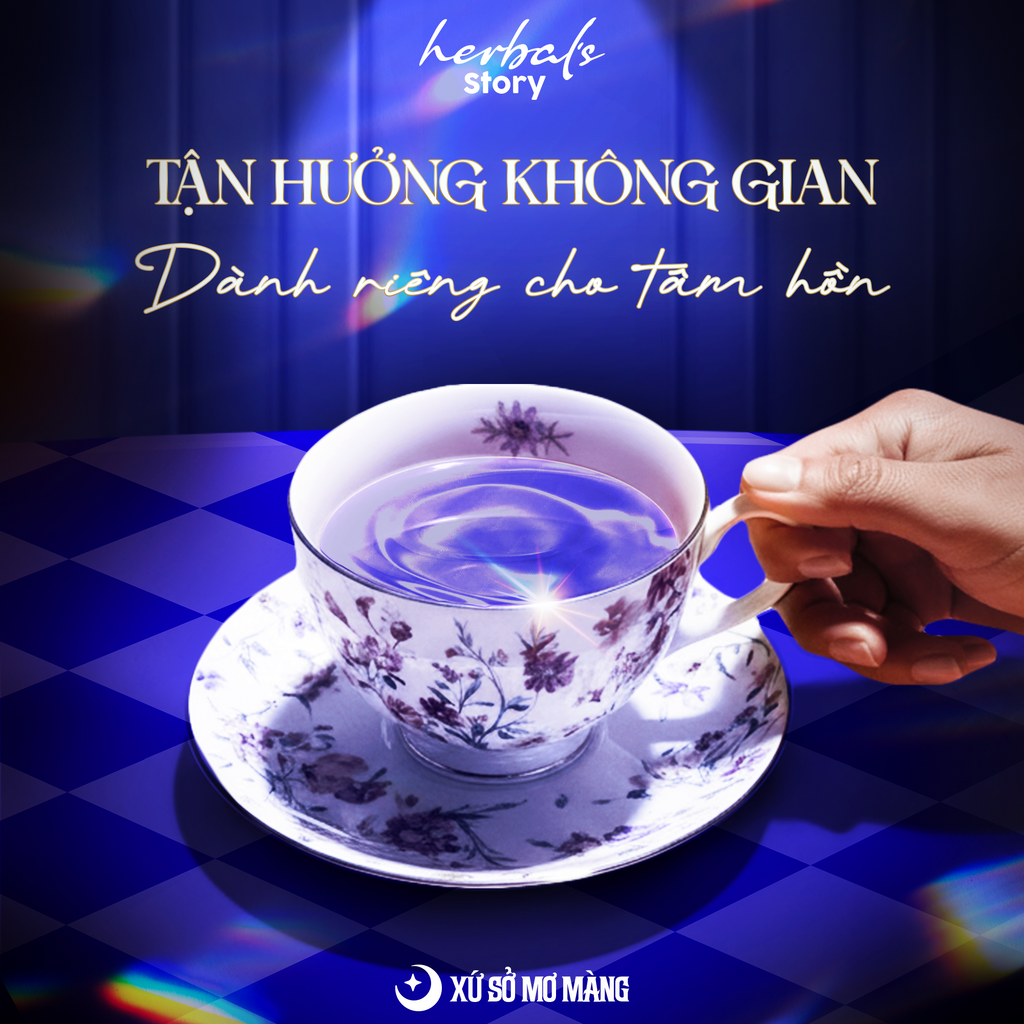 STORY 03: TRÀ HOA ĐẬU BIẾC & TÁO ĐỎ - TWINKLE NIGHT - 100G
